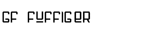 GF Fuffiger font preview