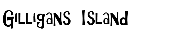 Gilligans Island font preview