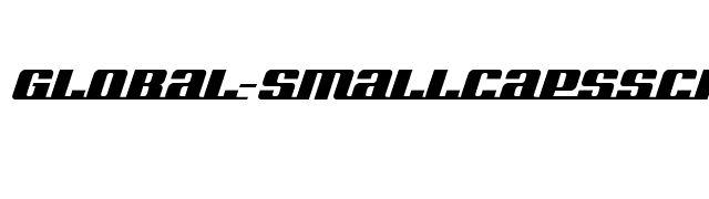 Global-SmallCapsScript font preview