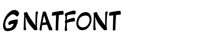 Gnatfont font preview