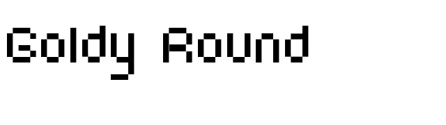 Goldy Round font preview