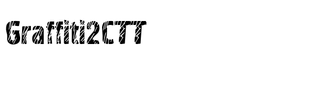 Graffiti2CTT font preview