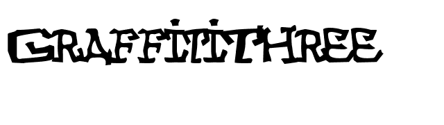 GraffitiThree font preview