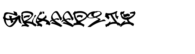 GRAFFPITY font preview