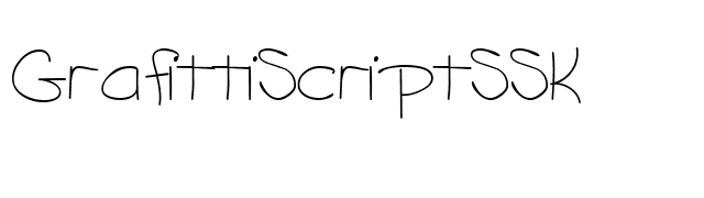 GrafittiScriptSSK font preview