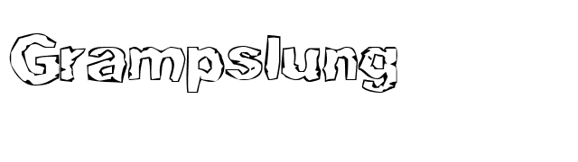 Grampslung font preview