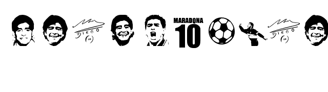 Grande Maradona font preview