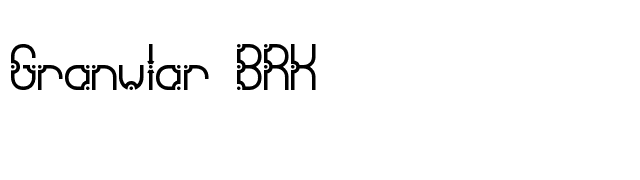 Granular BRK font preview