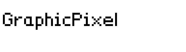 GraphicPixel font preview