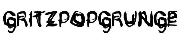 GritzpopGrunge font preview