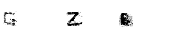 Grunge Zinda Bad font preview
