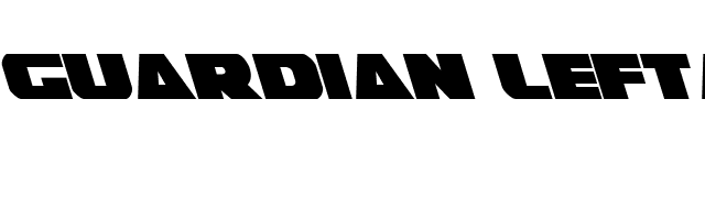 Guardian Leftalic font preview