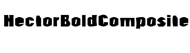 HectorBoldComposite font preview