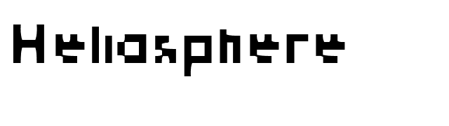 Heliosphere font preview