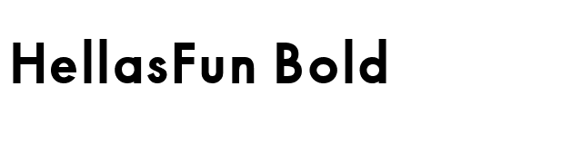 HellasFun Bold font preview