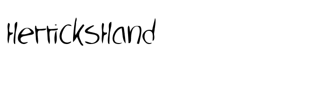 HerricksHand font preview