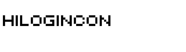 HILOGINCON font preview