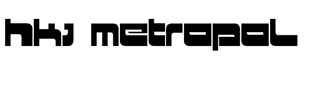 HKI metropol font preview