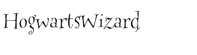 HogwartsWizard font preview