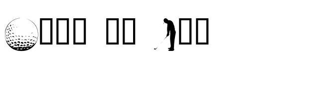 Hole in One font preview