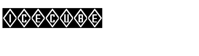 Icecube font preview