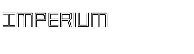 Imperium font preview