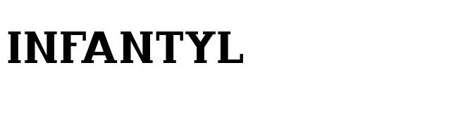 Infantyl font preview