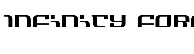 Infinity Formula font preview