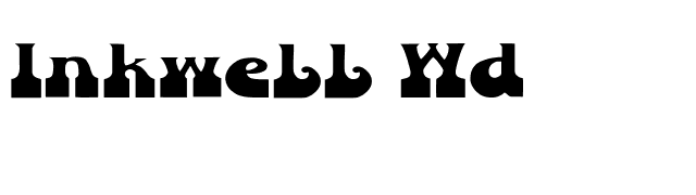 Inkwell Wd font preview