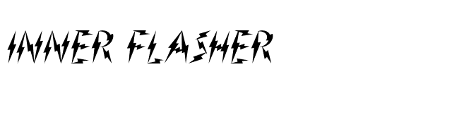 Inner Flasher font preview