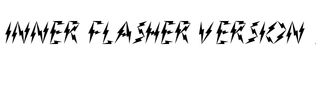 Inner Flasher Version 2.0 font preview