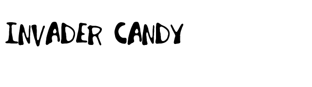 Invader Candy font preview