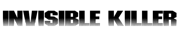 Invisible Killer font preview