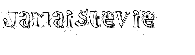 Jamaistevie font preview