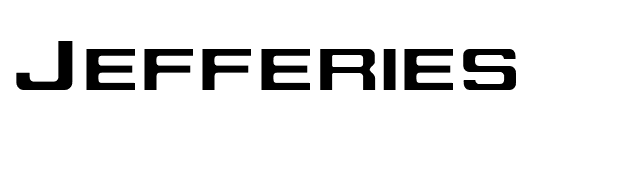 Jefferies font preview