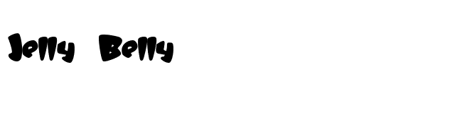 Jelly Belly font preview