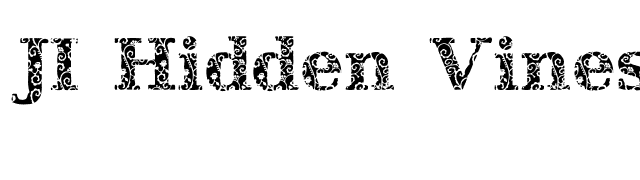 JI Hidden Vines font preview