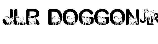 JLR Doggon! font preview