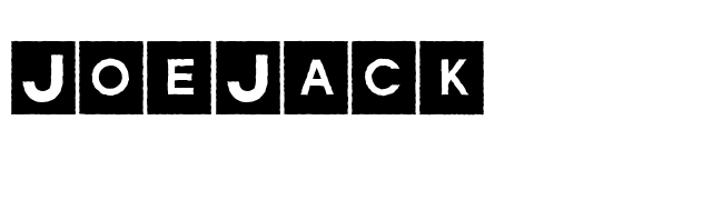JoeJack font preview