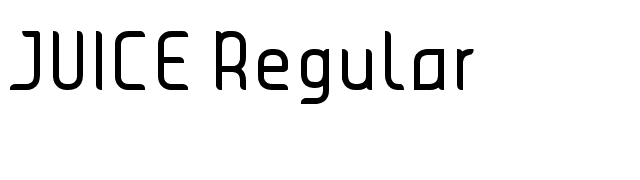 JUICE Regular font preview