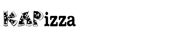 KAPizza font preview