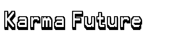 Karma Future font preview