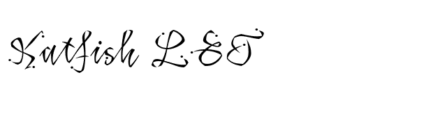 Katfish LET font preview