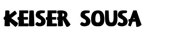 Keiser Sousa font preview