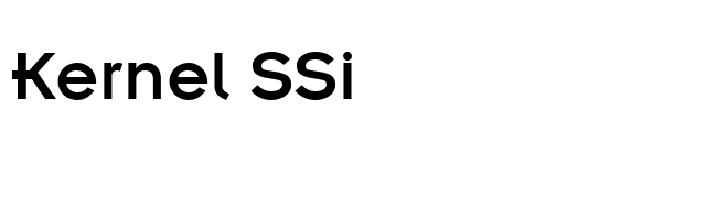 Kernel SSi font preview