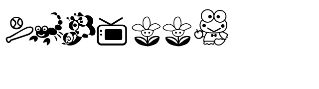 Keroppi font preview