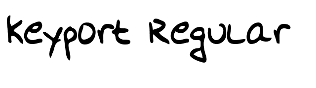 Keyport Regular font preview