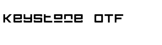 Keystone OTF font preview