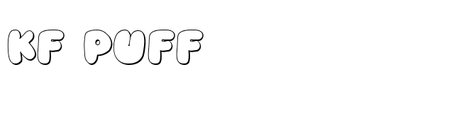 KF Puff font preview