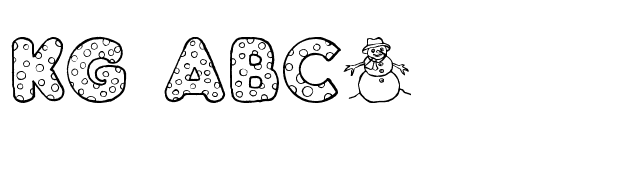 KG ABCs font preview